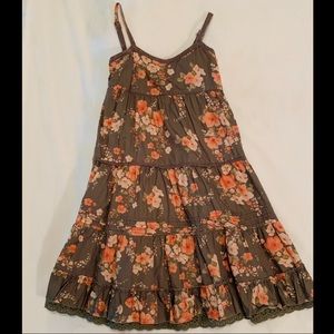 Floral, spaghetti strap sundress